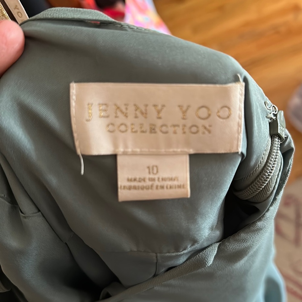 Jenny yoo collection sage green size 10